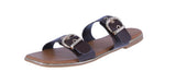 WOMAN'S SHOES COFFE PU LEATHER SANDALS EVERY-03