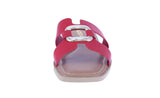 WOMAN'S SHOES RED PU LEATHER SANDALS FENG