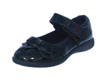KID'S BLACK PAT MARY JANE SHOES FIONA-01K