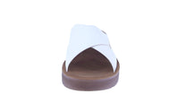 WOMAN'S SHOES WHITE PU LEATHER SANDAL FOREST-16