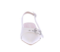 WOMAN'S FLATS WHITE PU LEATHER GARNER-1