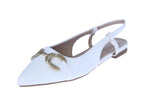 WOMAN'S FLATS WHITE PU LEATHER GARNER-33