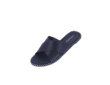 WOMAN'S SHOES BLACK PU SANDALS GATETH-22