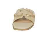 WOMAN'S SHOES BEIGE RAFFIA SANDALS GELATO-35