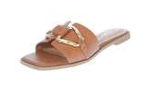 WOMAN'S SHOES TAN PU LEATHER SANDALS GELATO-35