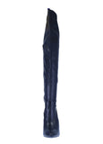 WOMAN'S SHOES BLACK PU LEATHER BOOTS GELSEY-1