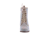 KID'S SHOES CHAMPAGNE RHINESTONE BOOTIES GLISTEN-26K