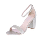 WOMAN'S SHOES CHAMPAGNE GLITTER HEELS GROWTH-03