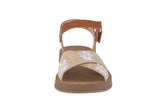 KID'S SHOES NAT/RAFFIA SANDALS HANA-2