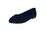 WOMAN'S SHOES BLACK NUB FLATS HERA-8W