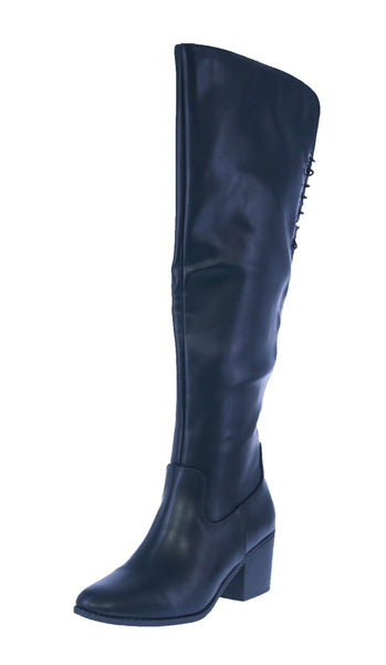 WOMAN'S SHOES BLACK PU BOOTS HOUSTON-9