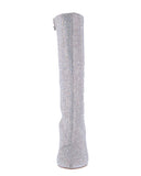 WOMAN'S SHOES SILVER RHINESTONE/GLITTER BOOTS ICEBERG-22