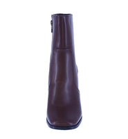 WOMAN'S BOOTIES BROWN PU LEATHER IVY-1