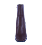 WOMAN'S BOOTIES BROWN PU LEATHER IVY-1