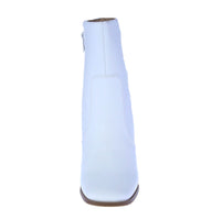 WOMAN'S BOOTIES WHITE PU LEATHER IVY-1