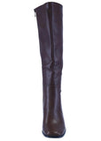 WOMAN'S BOOTS BROWN PU LEATHER IVY-7