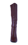 WOMAN'S BOOTS WINE PU LEATHER IVY-7