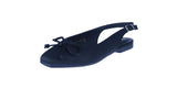 WOMAN'S FLATS BLACK SATIN JAMIE-63