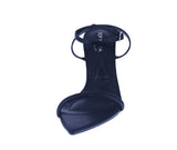 WOMAN'S HEELS BLACK PU LEATHER JANINE-1