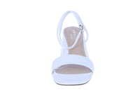WOMAN'S SHOES WHITE PU LEATHER HEELS JOANNA-1