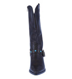 WOMAN'S SHOES BROWN PU LEATHER BOOTS JUBILEE-35