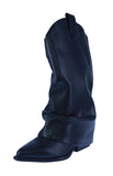 WOMAN'S SHOES BLACK PU LEATHER BOOTS JUBILEE-66