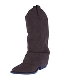 WOMAN'S SHOES BROWN NUB BOOTS JUBILEE-66