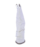 WOMAN'S SHOES IVORY NUB BOOTS JUBILEE-66
