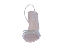 WOMAN'S SHOES NUDE PAT/CLEAR/GLITTER HEELS JUDIE-16