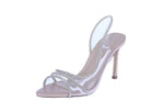 WOMAN'S SHOES NUDE PAT/CLEAR/GLITTER HEELS JUDIE-16
