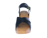 WOMAN'S SHOES BLACK PU LEATHER HEELS JUNGLE-22