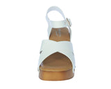 WOMAN'S SHOES WHITE PU LEATHER HEELS JUNGLE-22