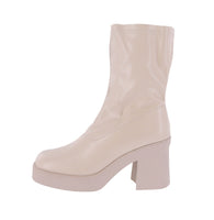 WOMAN'S BOOTIES BONE PU JUPITER-01