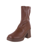 WOMAN'S BOOTIES TAN PU JUPITER-01