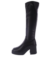 WOMAN'S BOOTS BLACK PU JUPITER-12