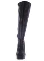 WOMAN'S BOOTS BLACK PU KAY-16