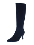 WOMAN'S SHOES BLACK SUEDE BOOTS KAYLEE-88