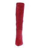 WOMAN'S SHOES RED SUEDE BOOTS KAYLEE-88
