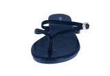WOMAN'S SHOES BLACK PU LEATHER SANDALS KESHA-9