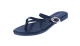 WOMAN'S SHOES BLACK PU LEATHER SANDALS KESHA-9