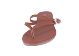 WOMAN'S SHOES TAN PU LEATHER SANDALS KESHA-9