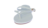WOMAN'S SHOES WHITE PU LEATHER SANDALS KESHA-9