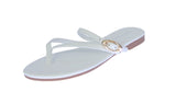 WOMAN'S SHOES WHITE PU LEATHER SANDALS KESHA-9