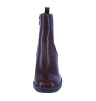 WOMAN'S SHOES BROWN PU LEATHER BOOTIES KHLOE-1
