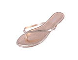 WOMAN'S SHOES ROSE GOLD METALLIC/PU SANDALS LENA-2