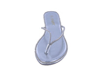 WOMAN'S SHOES SILVER DIAMOND STRAP/PU SANDALS LENA-3