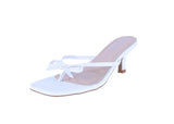 WOMAN'S HEELS WHITE PU LEATHER LETTIE-1