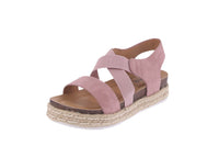 KID'S SHOES DUSTY PINK PU LEATHER WEDGE SANDAL LIBERTY-84K