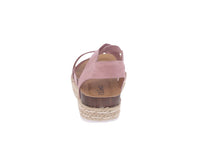 KID'S SHOES DUSTY PINK PU LEATHER WEDGE SANDAL LIBERTY-84K