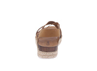 KID'S SHOES TAN PU LEATHER WEDGE SANDAL LIBERTY-84K